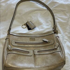 Purse cream colour Shoulder Bag